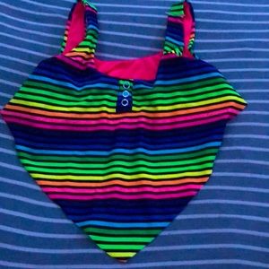 Rainbow kids swimsuit top